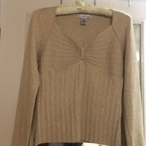 Victor Costa gold sweater